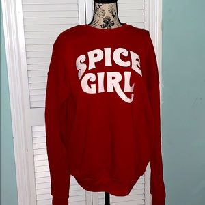 Fleece Sweatshirt Spice Girl